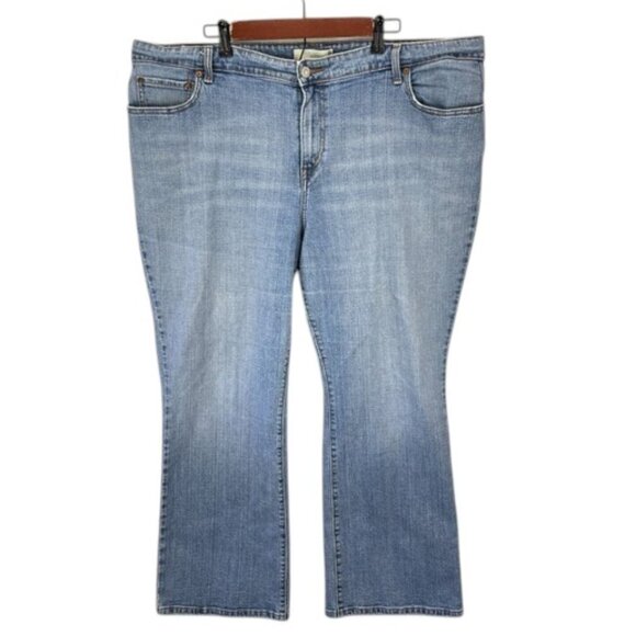 Levi’s 580 Jeans Women’s‎ Blue Medium Wash Bootcut Stretch Denim Classic 45x29 - Picture 1 of 8